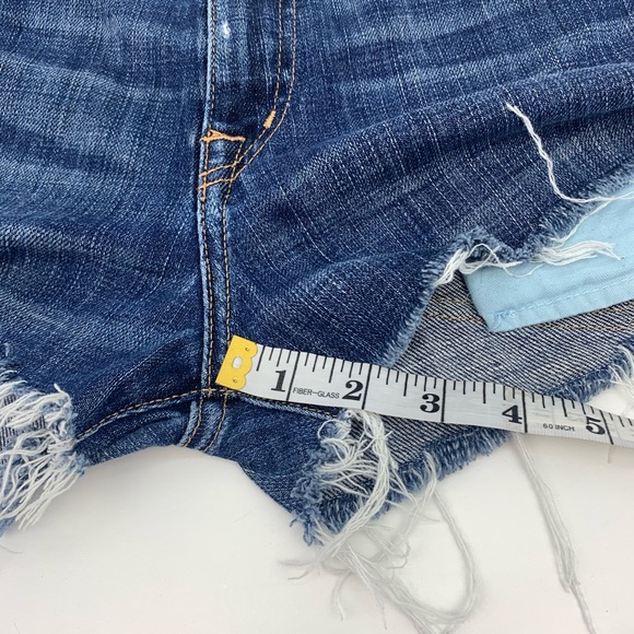 Current Ellito High Rise Shorts Denim Cut off  26 - Picture 9 of 9